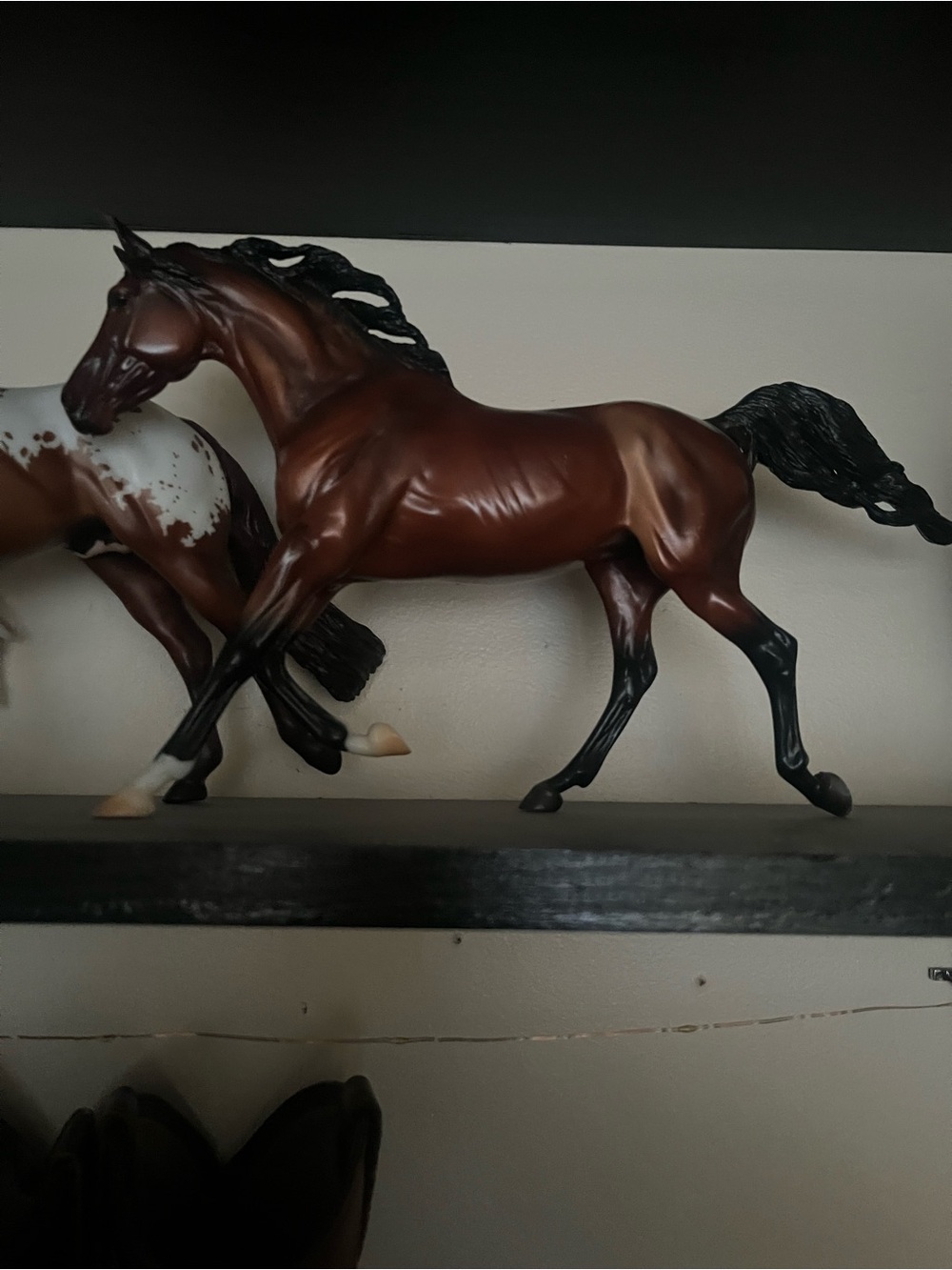 Breyer Brown and Black Galloping Model Horse